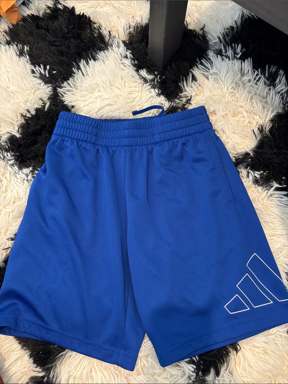 adidas Royal Blue Men's Athletic Shorts with Logo